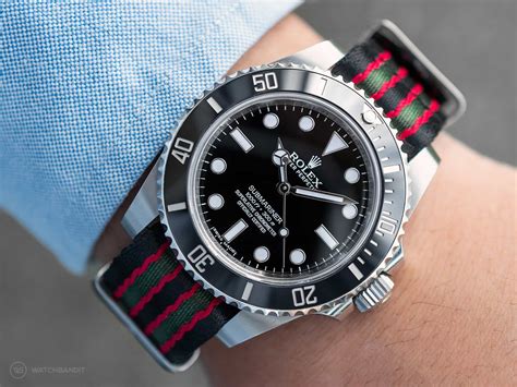 rolex military watches|Rolex submariner with NATO strap.